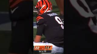 Joe Burrow being terrible for 11 seconds straight #nfl
