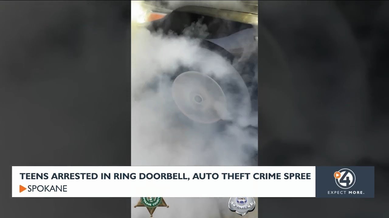 Teens arrested for vehicle, doorbell theft crime spree - YouTube