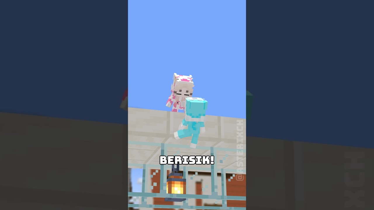 BANGJBLOX di jatohin #shorts #minecraft