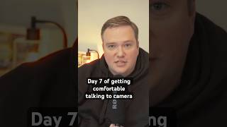 Day 7 of getting comfortable talking to camera