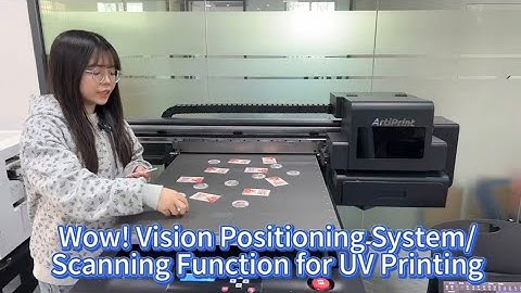 6090 UV Flatbed Printer with Visual Positioning/Automatic Scanning Function