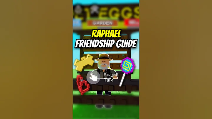 Grow A Garden Raphael Friendship Guide #growagarden #roblox #growagardenroblox #shorts