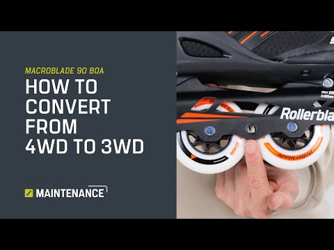 Macroblade 90 BOA®: How to convert from 4WD to 3WD