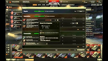 World of Tanks/Garage familiarization