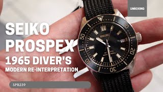 SEIKO PROSPEX 62MAS 1965 DIVER'S MODERN RE-INTERPRETATION SPB239 - YouTube