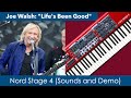 Explore the sounds of lifes been good by joe walsh on your nord stage 3 and 4