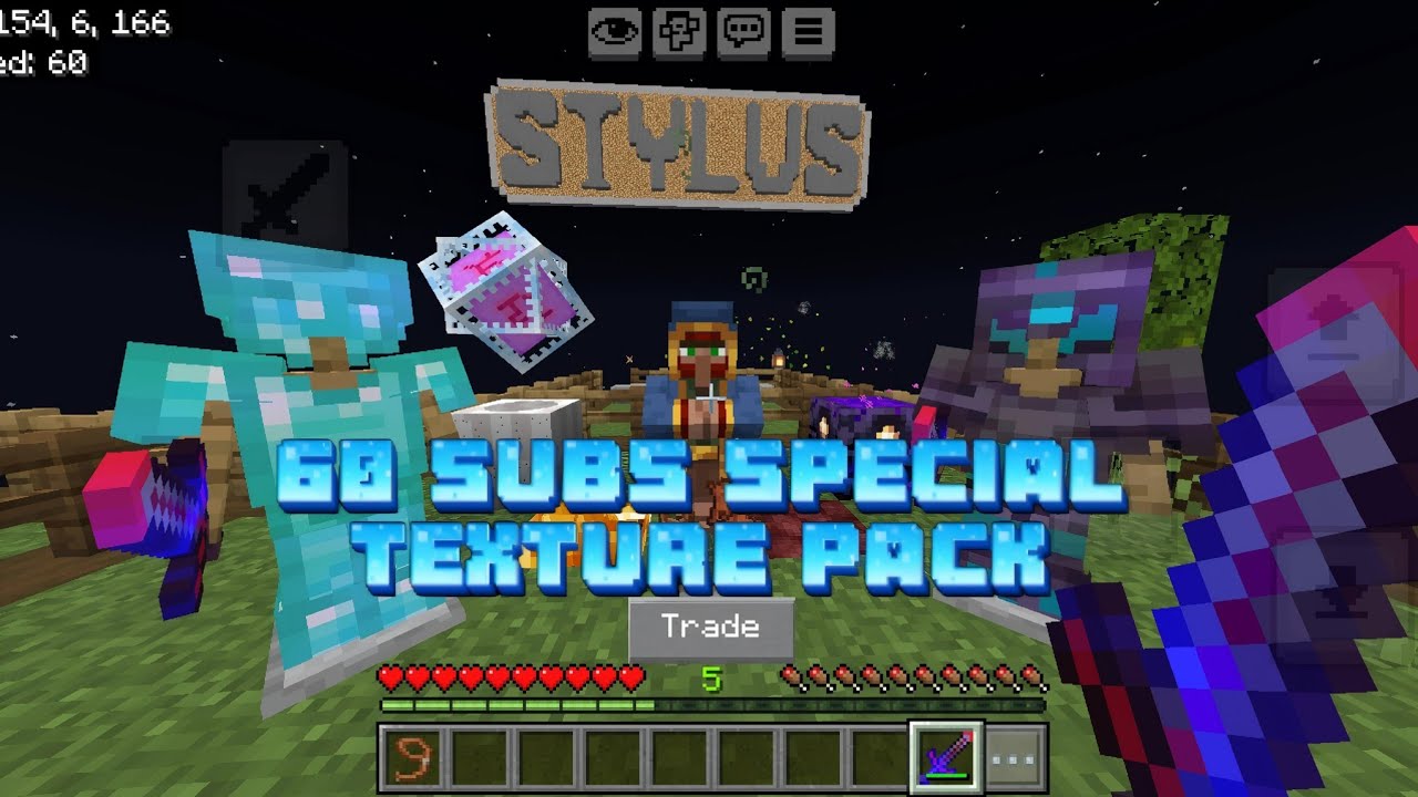 My 60 subs texture pack release || MCPE best texture pack ever || - YouTube