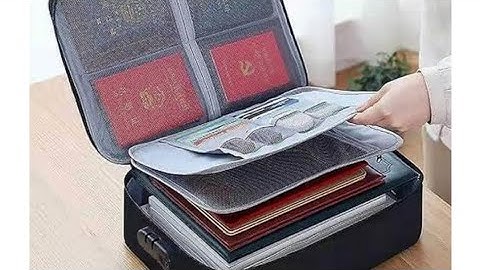 Multipurpose travel file storage beg || multilayer file organizer #youtube #files