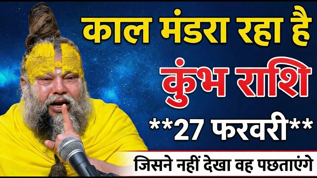 कुंभ राशि 27 फरवरी 12:57 पर नया चमत्कार होगा केवल 24 घंटे बाकी है 100% सटीक भविष्यवाणी #astrology