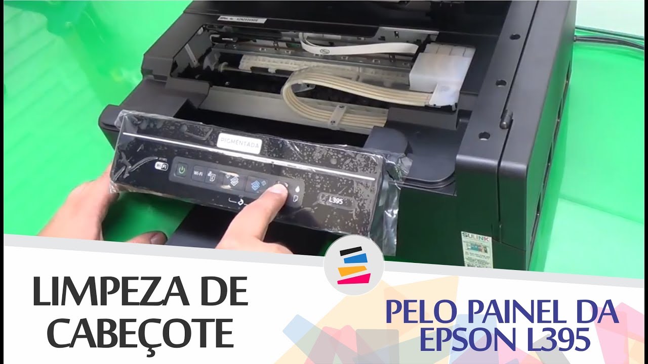 Tutorial - Limpeza de Cabeçote pelo Painel na EPSON L395 - SULINK - YouTube
