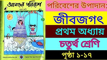 পরিবেশের উপাদান: জীবজগৎ|চতুর্থ শ্রেণি|আমাদের পরিবেশ|পৃষ্ঠা১-১৭|jibjagat|class 4|amader poribesh|1-17