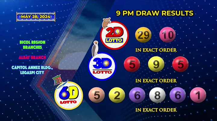 [LIVE] PCSO 9:00 PM Lotto Draw - May  28, 2024 - DayDayNews