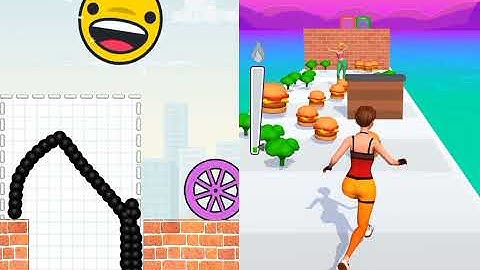 Draw To Smash Logic Puzzle VS Twerk Race 3D Satisfying ASMR Gameplay (Android, ios) (New Update)