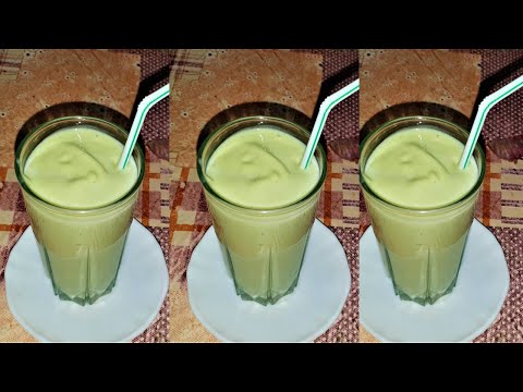 How To make avocado and banana juice recipe | Avocado & Banana Smoothie ...