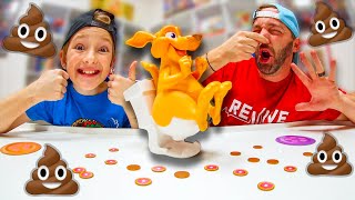 Father & Son PLAY DOO DOO KANGAROO (Don't Get The Poo!)