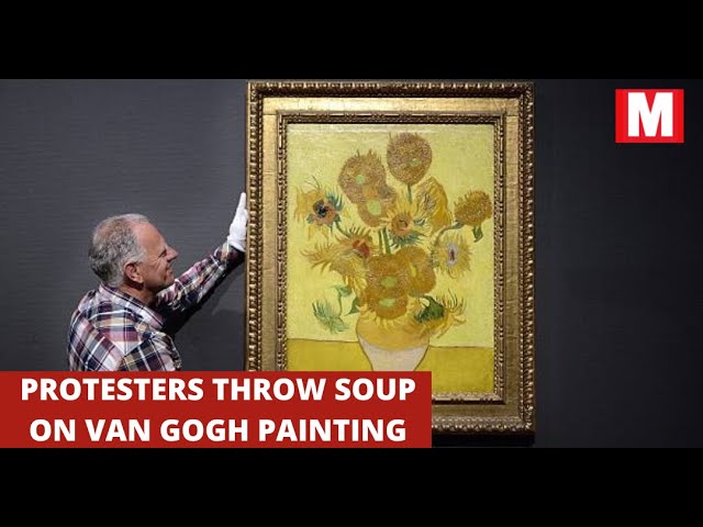 Climate Activists Glue Themselves to Van Gogh Painting in London