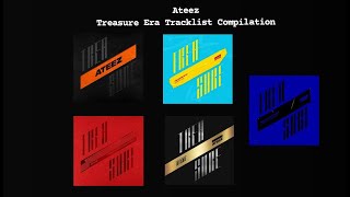 ATEEZ TREASURE TRACKLIST OF ALL ALBUM COMPLETE - COMPILATION