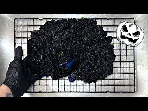 Halloween Tie Dye - Angry Electric Jack-O'-Lantern🎃 Tie Dye T-Shirt Tutorial