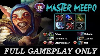 Master Tier Meepo VS Grandmaster Pro Player Invoker (Entity.Stormstormer) - Full Gameplay Meepo #203