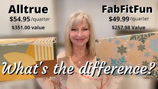 ALLTRUE and FABFITFUN Lifestyle Boxes l What's the Difference?