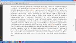 Parallel Workload Modeling with Realistic Characteristics