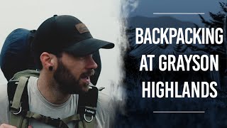 Backpacking in Grayson Highlands State Park by Lucas Moore 502 views 2 years ago 9 minutes, 16 seconds