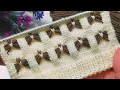 Knitting border design/pattern for cardigan, sweater, jacket, frock, shawl, blanket ||in hindi||