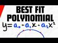 Least Squares Fit of a Polynomial | Linear Algebra