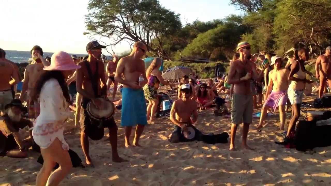 Little Beach Maui Sunday Drum Circle You Little Beach Maui Sunday Drum Circle