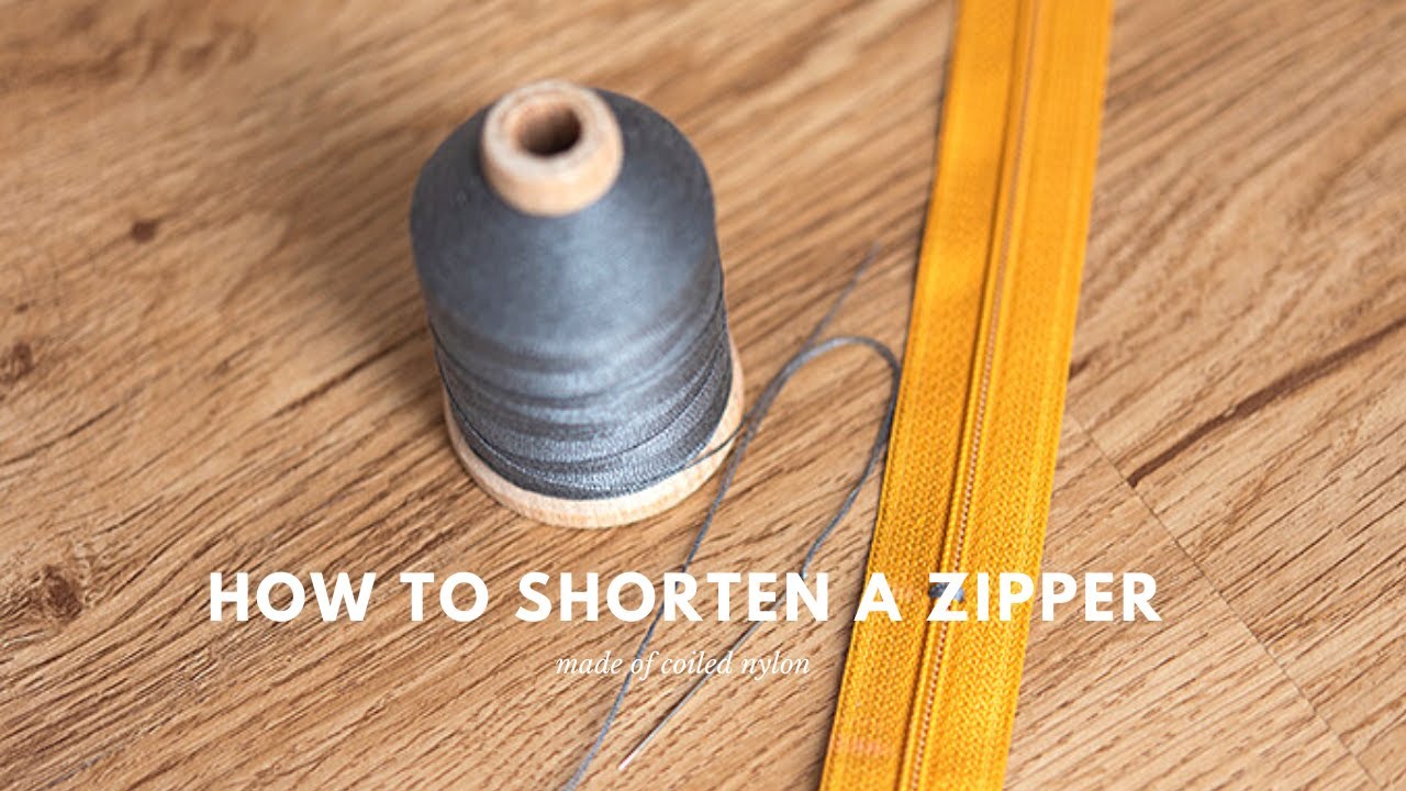 How to Use Zippers by the Yard Tutorial 