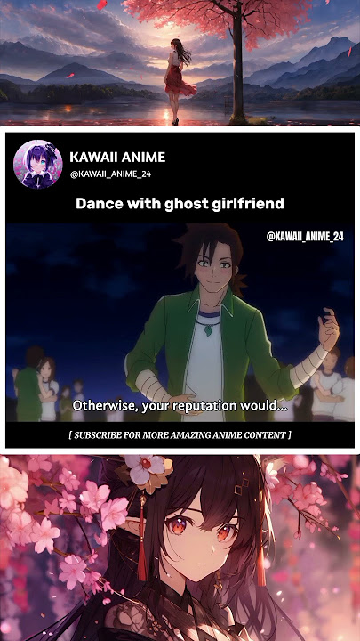 Dance with ghost girlfriend 💞 | Yuuna and the Haunted Hot Springs | #anime #shorts #animecontent