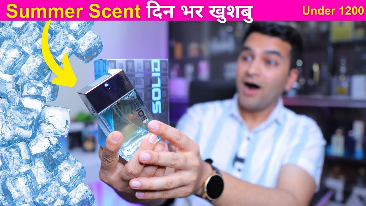 Best Summer Perfume for men Under 1200 😎  Sapil Solid Perfume Review