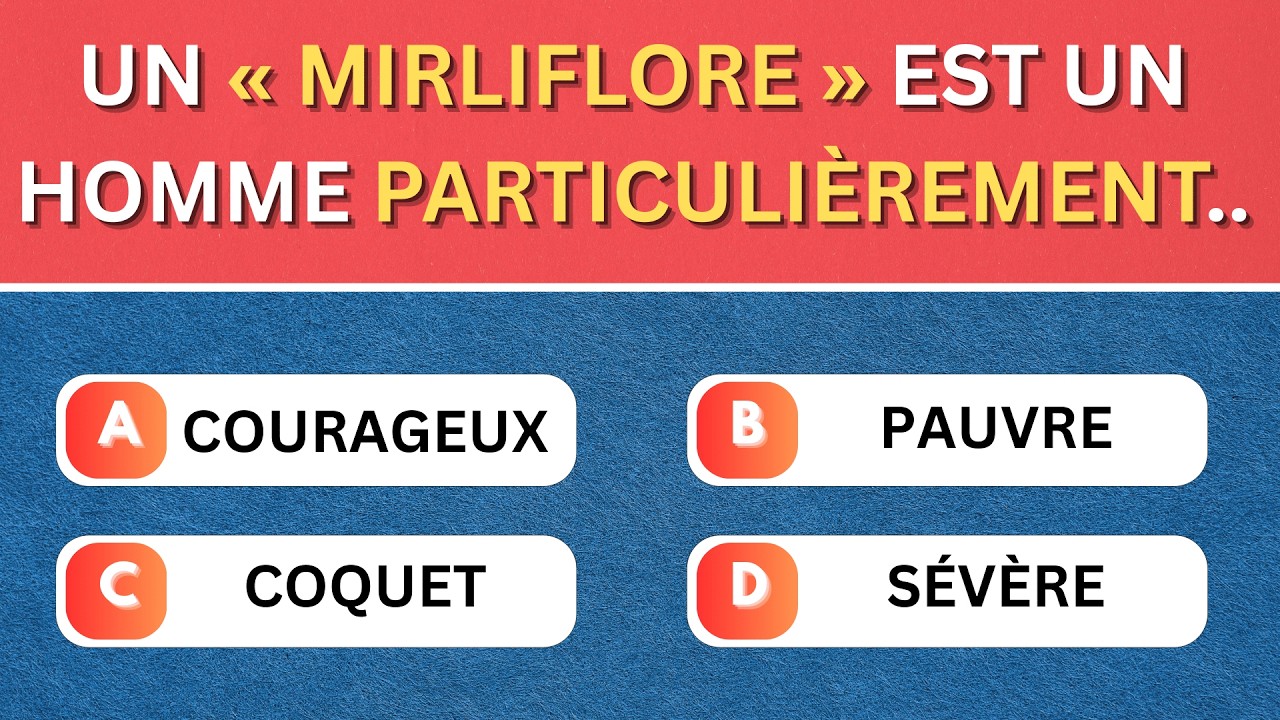 40 mots de français classique que presque personne n’utilise (style Molière)