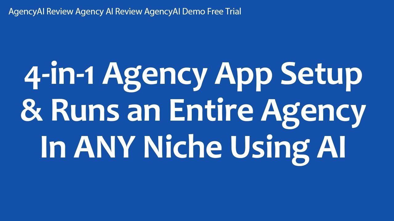 AgencyAI Review Agency AI Review AgencyAI Demo Free Trial