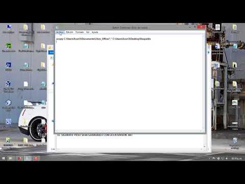 Vídeo: Com Copiar Un Fitxer A Bat
