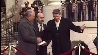 Cuts of Arrival Ceremony for General Secretary Mikhail Gorbachev on December 8, 1987