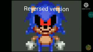 Sonic exe green hill song normal version vs reversed version Resimi