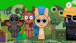 Numberblocks & Friends stampede green screen 