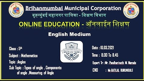 5th I Maths I  Angles and Types of angle.