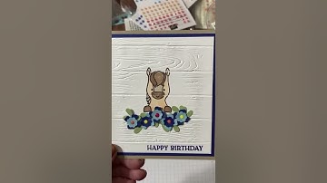 Embossing Folder Resist Technique