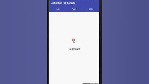 [안드로이드] ActionBar에서 Tab, ViewPager 사용하기