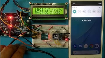 Arduino 18b20 IoT (IFTTT) demo