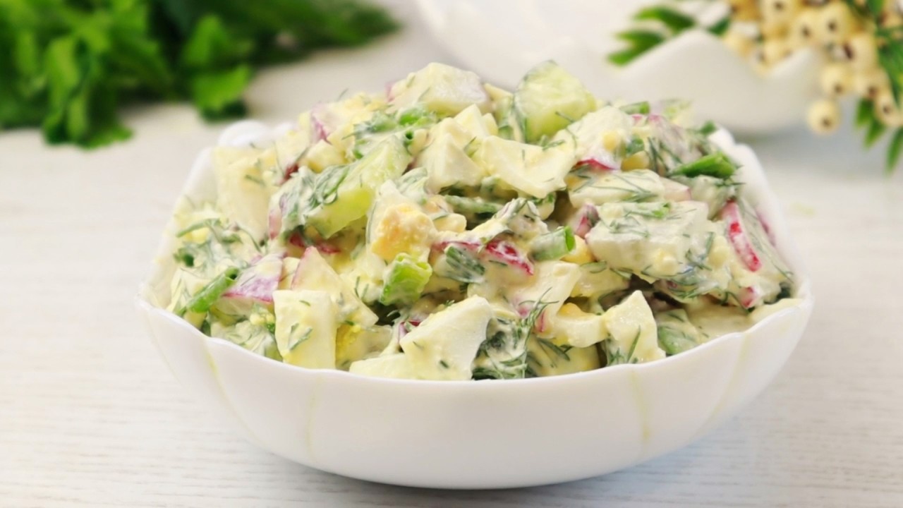Настолько просто и вкусно, что готовлю снова и снова! Салат "Нежный Хруст"