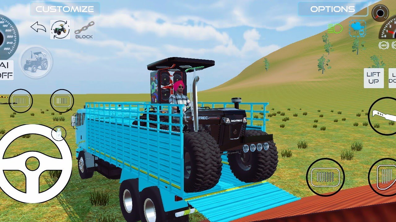 Drive Thar and Truck unloading stone From Dumper in Game 💥 