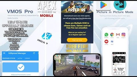 New Vmos Pro 2.8.6 With New Android 9 Rooted Edxposed Playstore Rom Officially Release