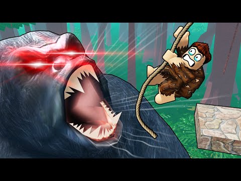 Survive The DANGEROUS JUNGLE IN ROBLOX! (Jungle Story)