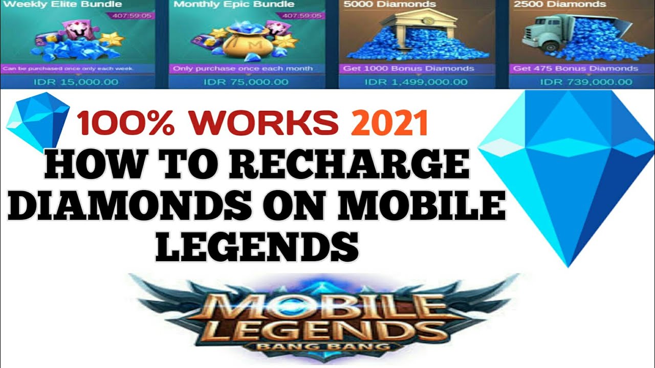 how to recharge diamonds in mobile legends 100% work india | how to buy ...