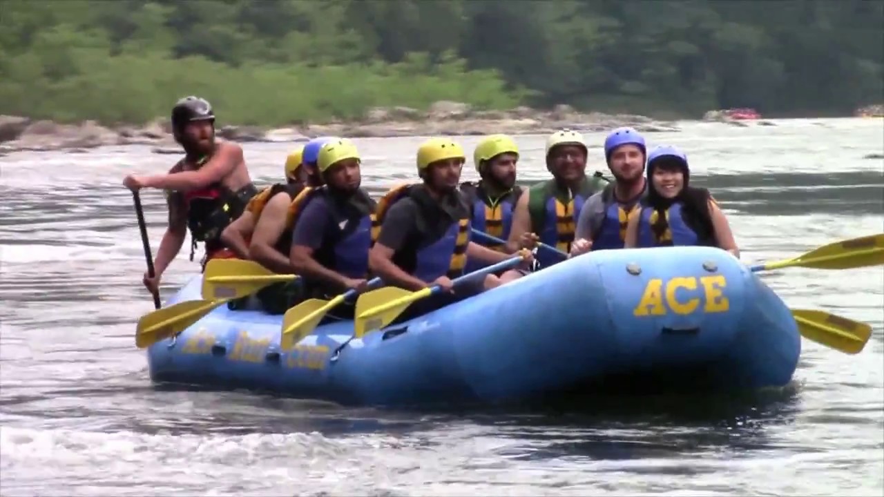 Water Rafting at Ace Adventure Park - YouTube