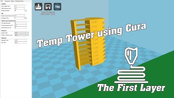 How to slice a Temperature Tower in Cura.