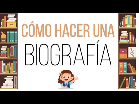 Video: Cómo Escribir Una Biografía De Un Niño